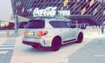 Silver Nissan Patrol Nismo 2019 for rent in Dubai 2